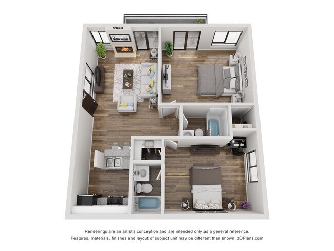 Floorplan - Palms View Apartments