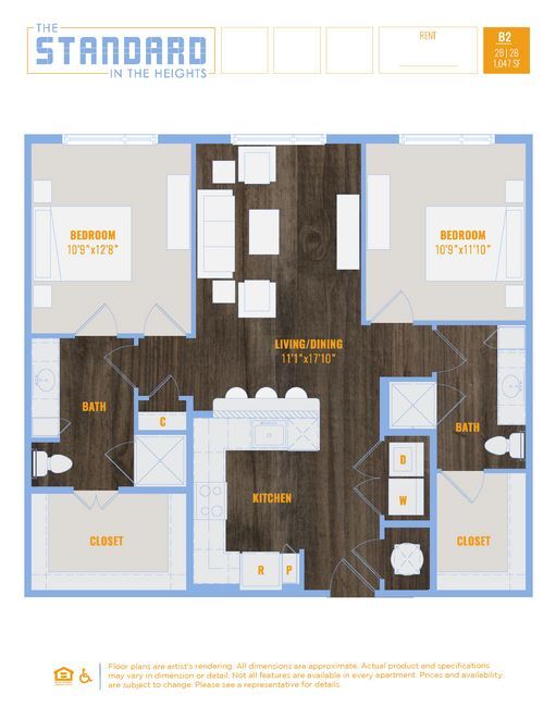 Floorplan - Standard in the Heights