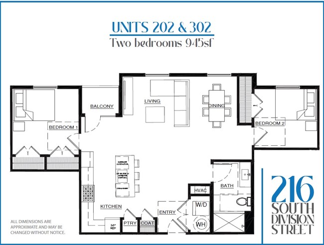 Floorplan - 216 S Division St