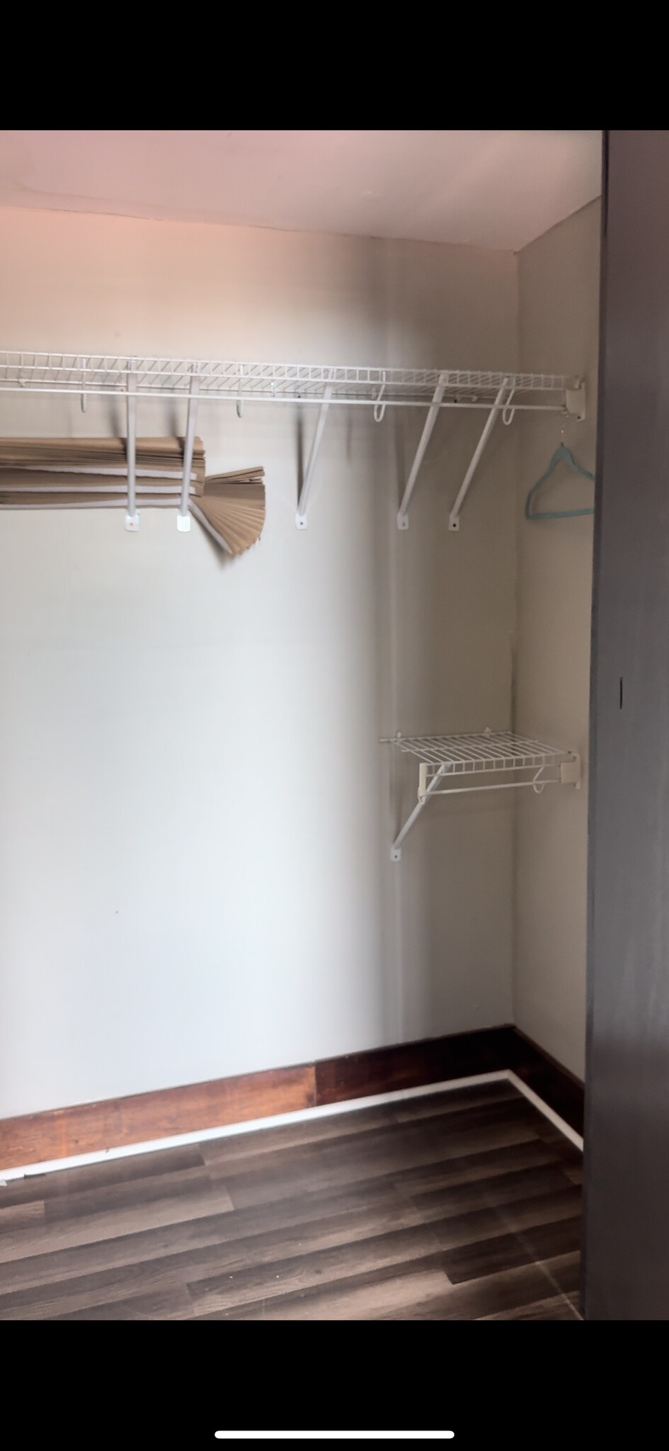 Spacious closet with built in shelving - 404 W Broad St