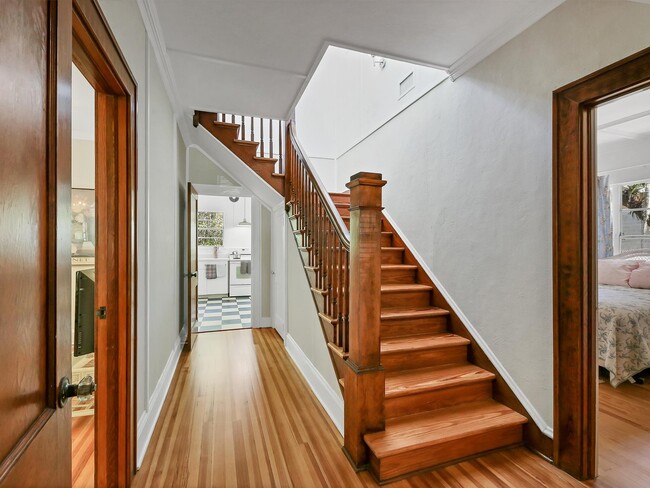 Stairs to Upper Level Loft/Bedroom - 637 40th St