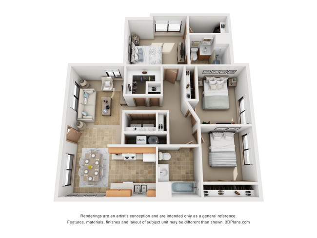 Floorplan - Jordan Creek and Mills