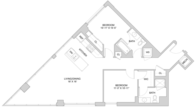 Floorplan - The Modern at Art Place