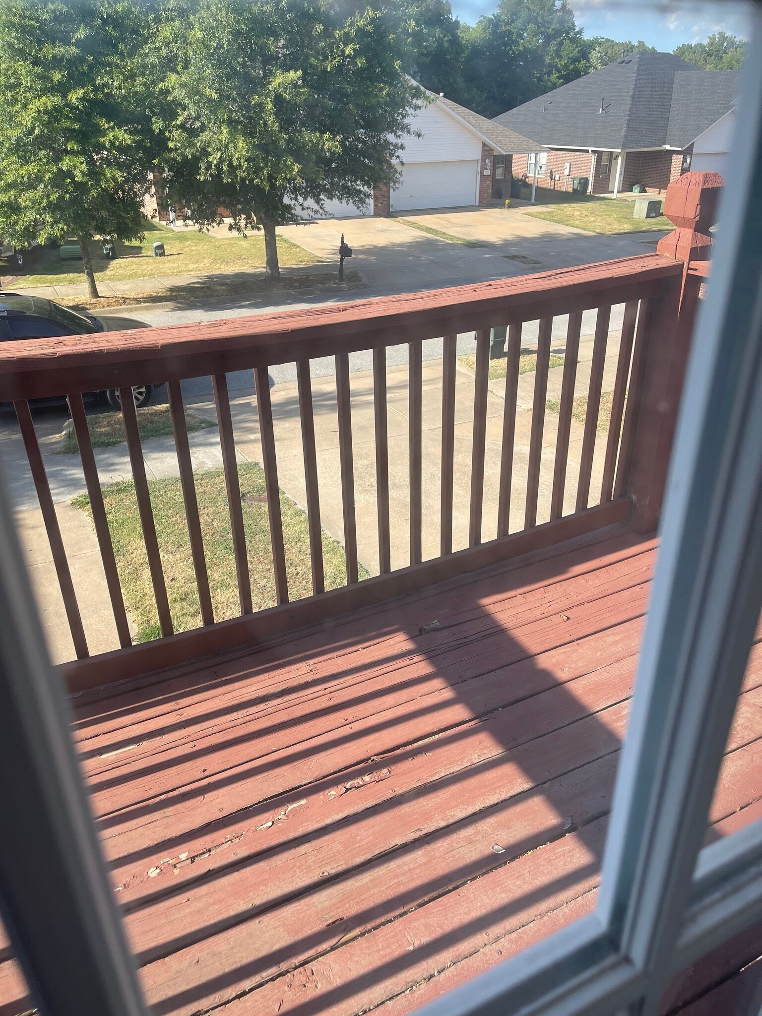 front deck outside of bedroom - 2317 W Skyler Dr