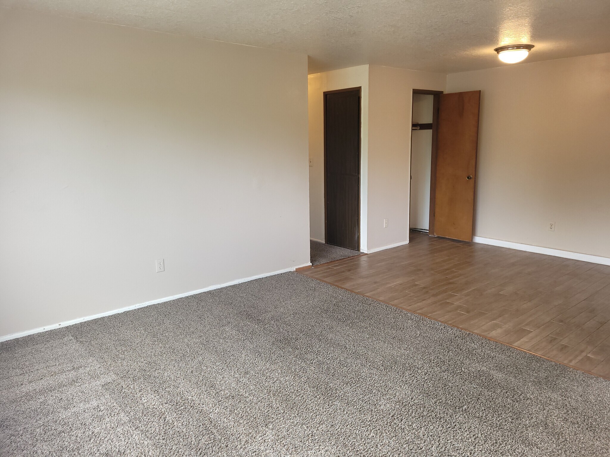 unit d has a linen closet in the hall and an entry closet in the dining room - 1045 S Jasper St