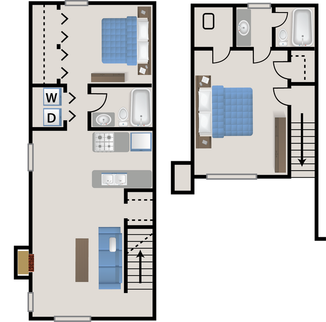 887sqft 1bed1bath.png - Stratton Park Apartments