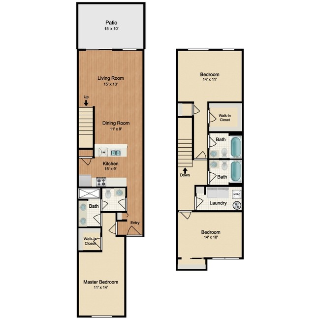 Floorplan - Black Feather Apartment Homes