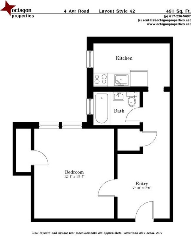 Building Photo - Recently renovated studio apartment in Brighton available 9/1/26