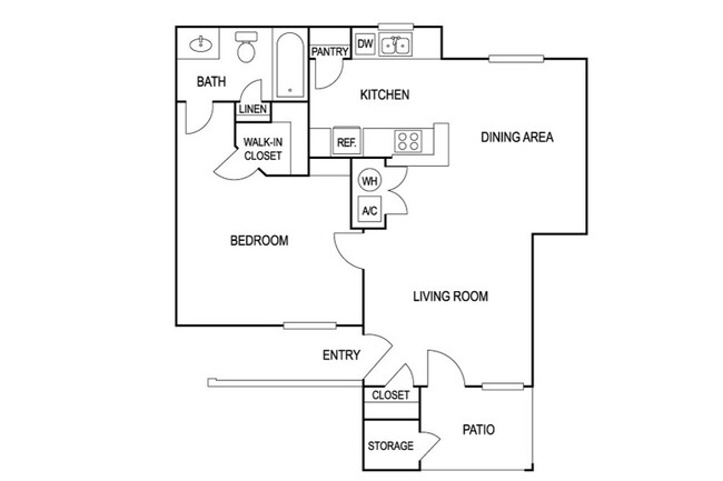 1 Bedroom Suite - Waller Hillside Plaza