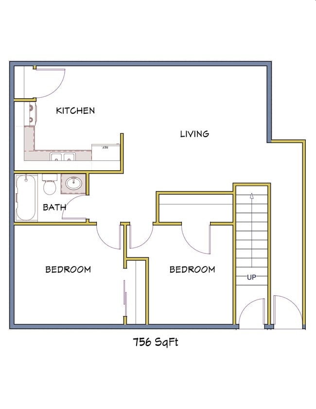 2BR/1BA - Southview Apartments