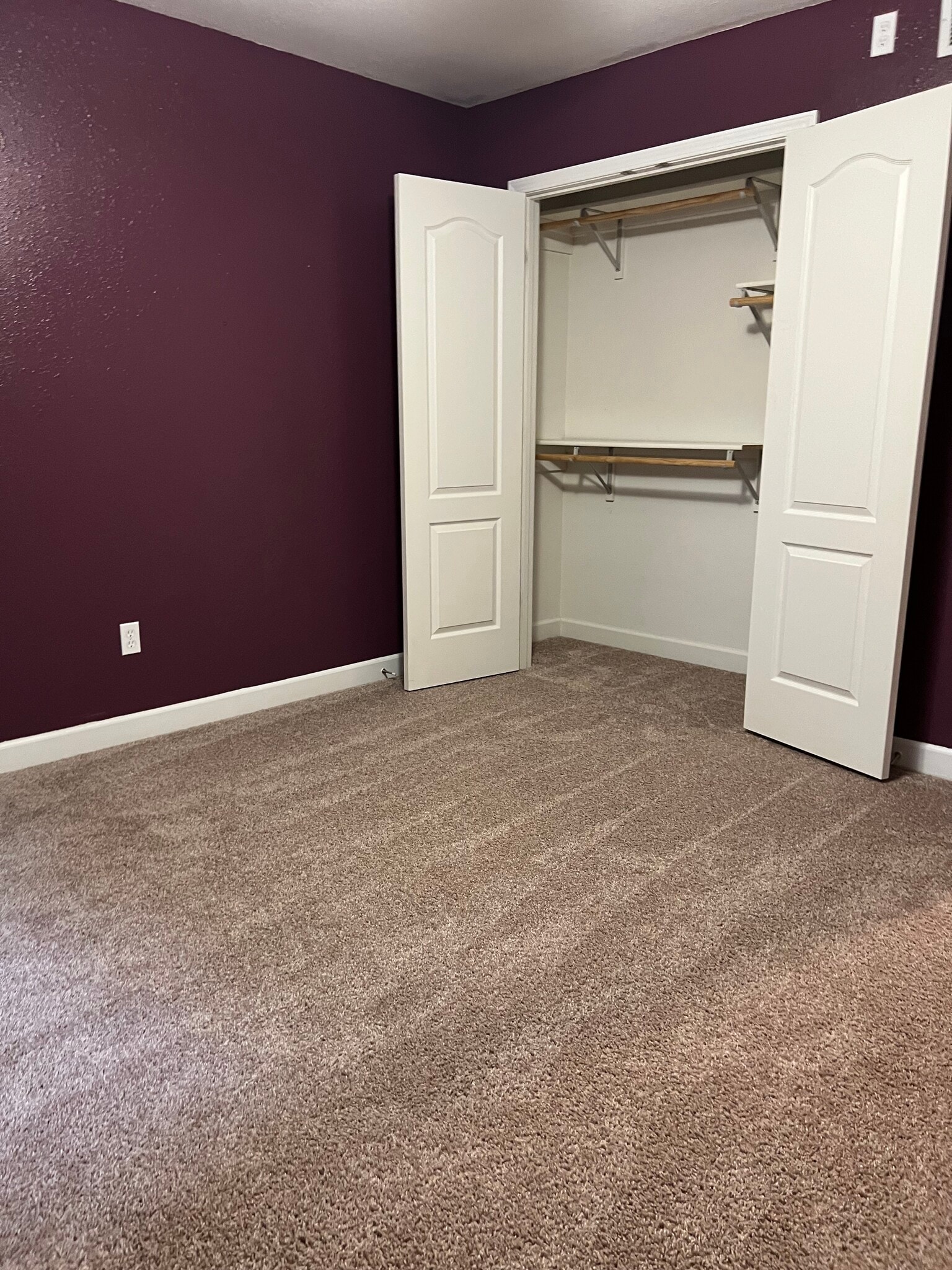 Bedroom 2 closet (upstairs) - 4701 Rainbow Trout Dr
