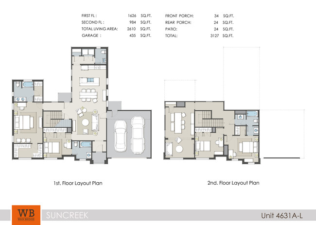 Floorplan - The Oaks at Suncreek Estates