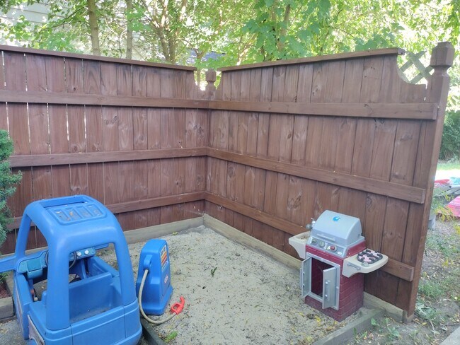 Porch and Sand Box behind house - 2000 Autumn Ln