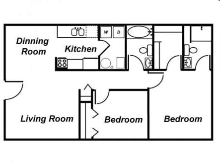 2BR/2BA - Britton Pines
