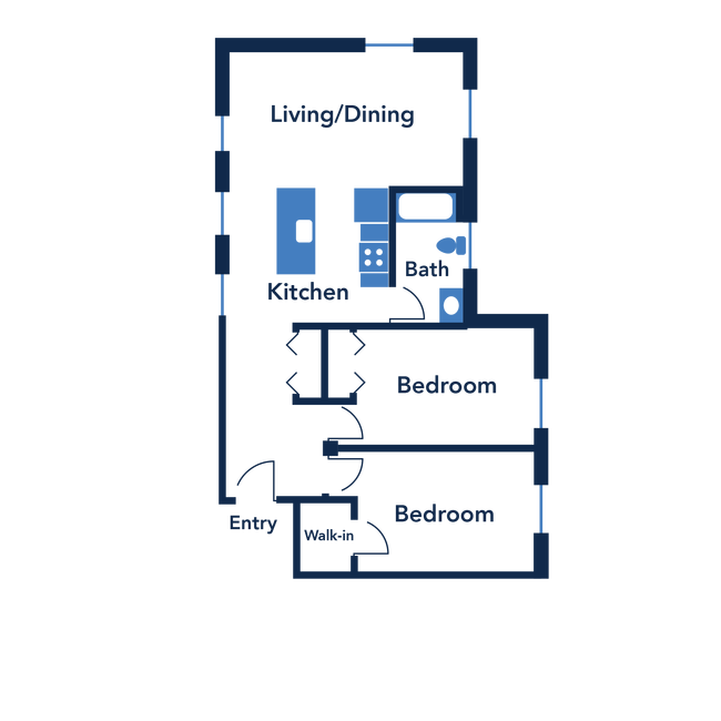Floorplan - The Ingleside Apartments