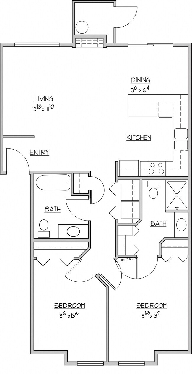 Floorplan - Norpoint Landing Apartments