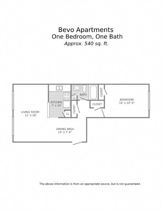 Floorplan - Bevo Apartments