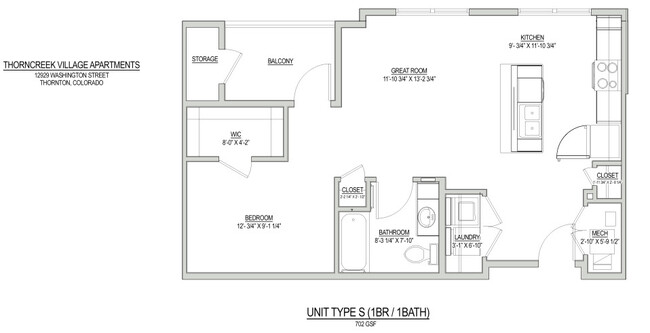 'S' Floorplan - Village at Thorncreek