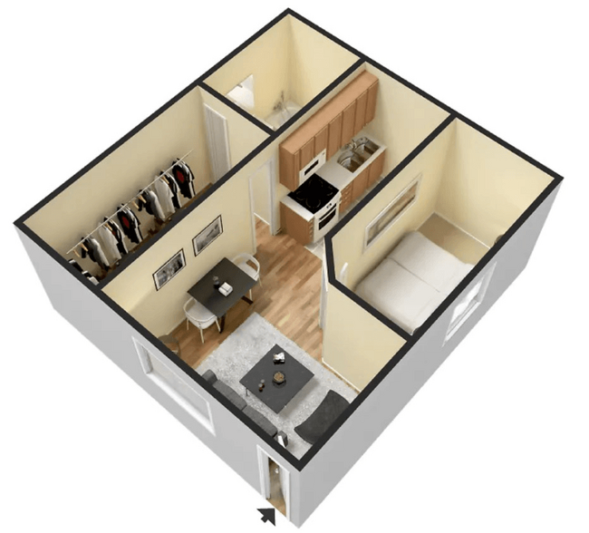 Floorplan - Las Brisas Apartments