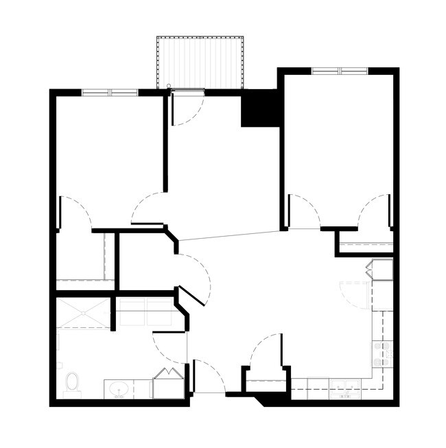 Floorplan - Coral North Apartments