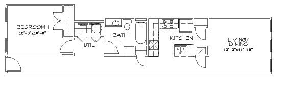 1BR/1BA - The Galileo at 25th