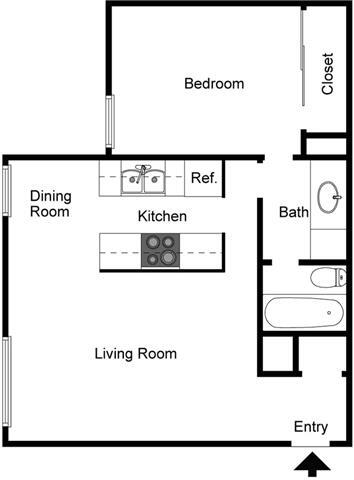 Floorplan - Canyon Pines Apartments