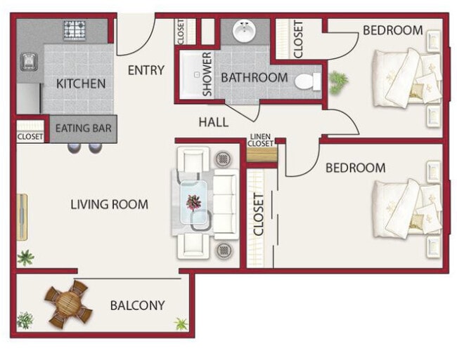 Floorplan - Roseville Commons Senior Living