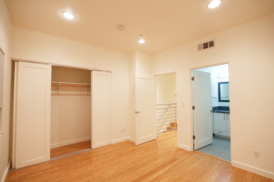 Master Bedroom Closet, Entry Door & Bathroom - 741 Wilcox Ave