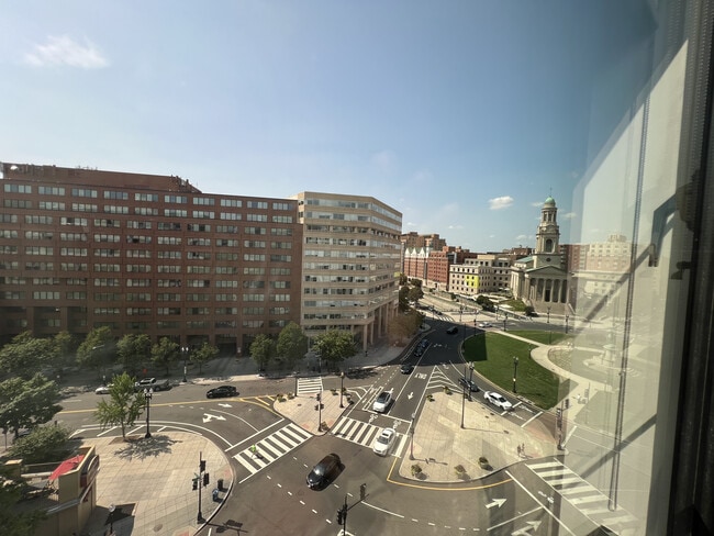 View of Thomas Circle from Condo - 1133 14th St NW