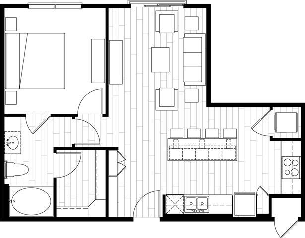 Floorplan - Augusta Flats