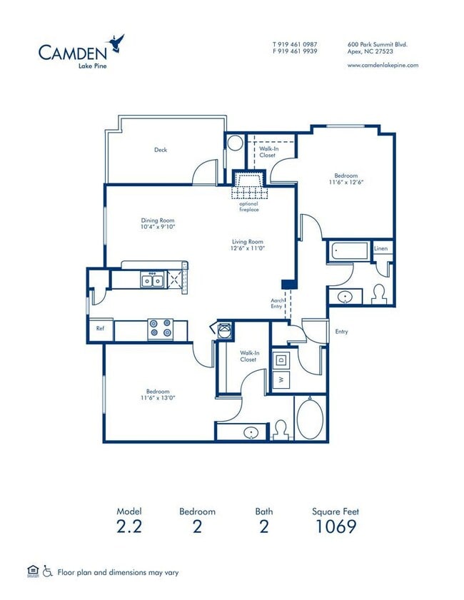 Floorplan - Camden Lake Pine