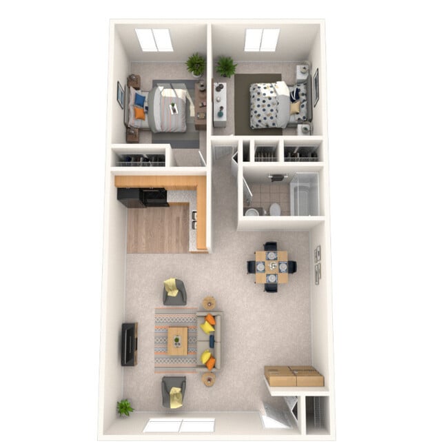 Floorplan - Okemos Village Apartments
