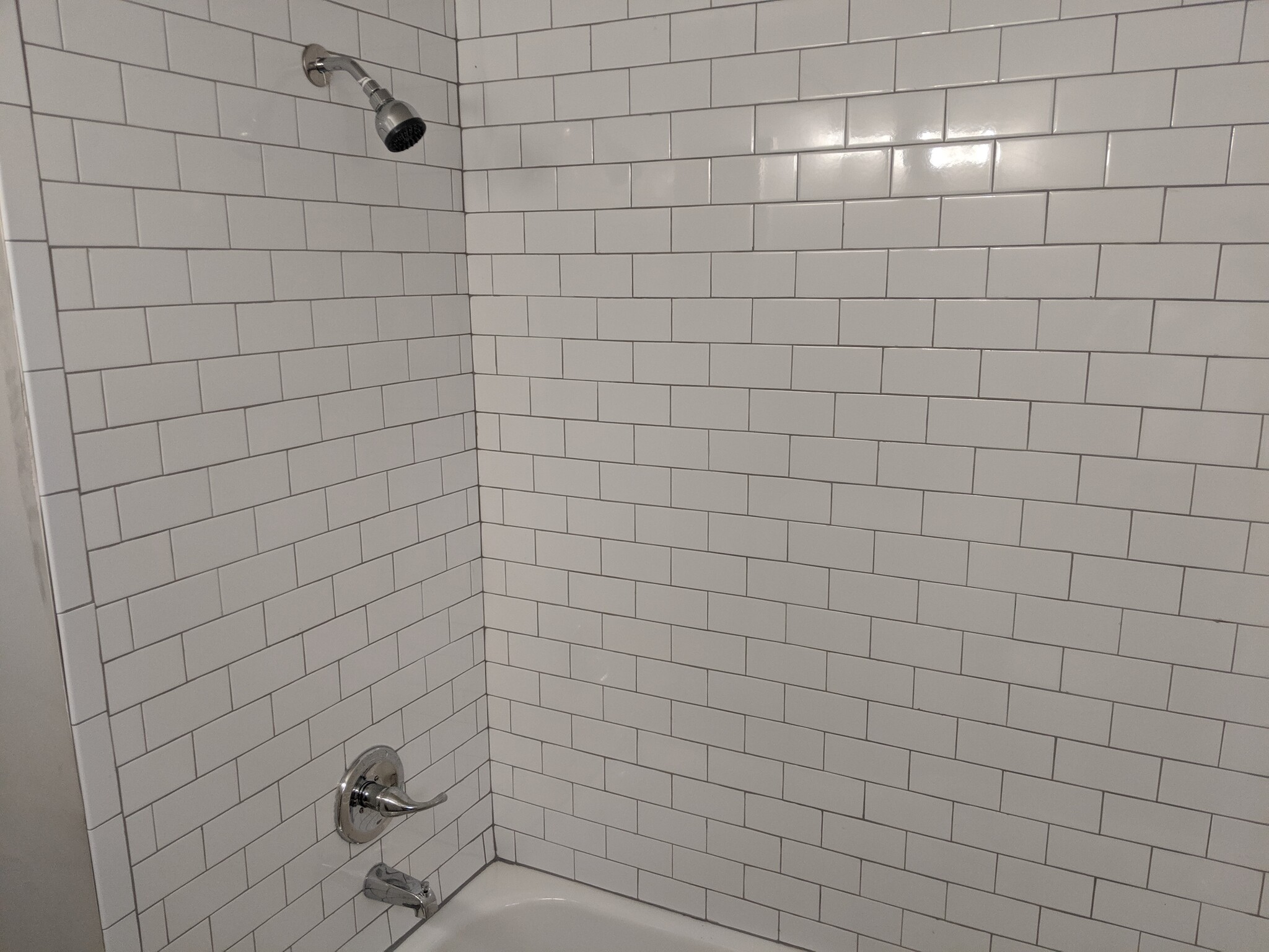 Fully tiled shower. - 5322 Walker Ave