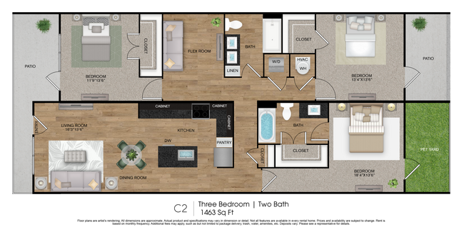 C2 floor plan Gateway to Gruene - Gateway to Gruene