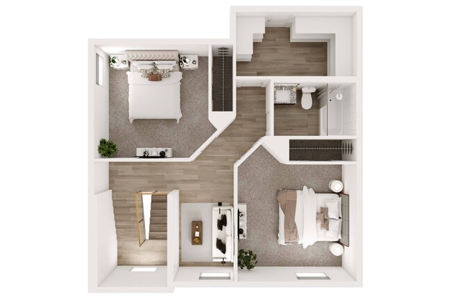 Floorplan - Townes on Tenth Townhomes