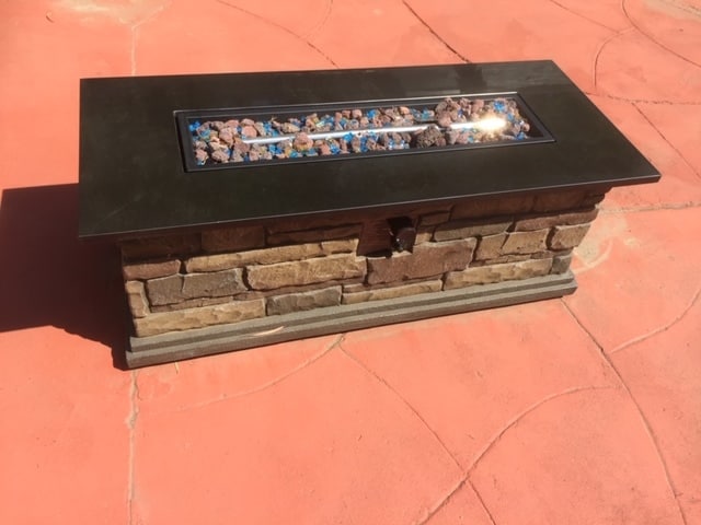 back yard fire pit - 1968 El Molino Ave