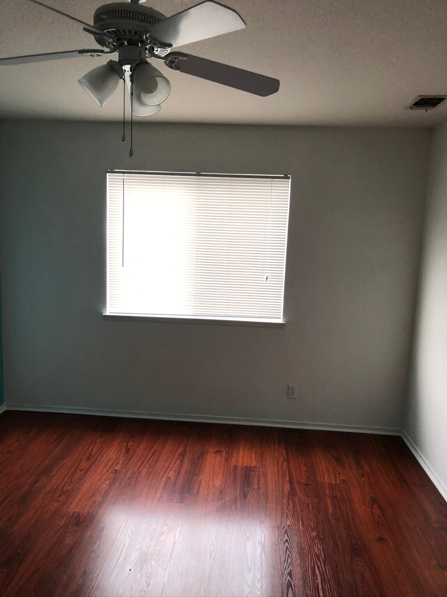 bedroom #2 with two gray walls and two white walls to add a little flair - 445 Almond Dr. #29