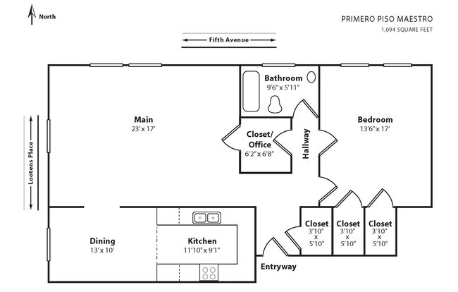 Primero Piso Maestro - El Rey Apartments