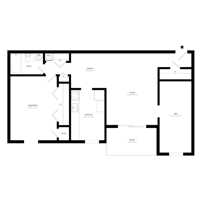 Floorplan - Tuckahoe Creek Apartments