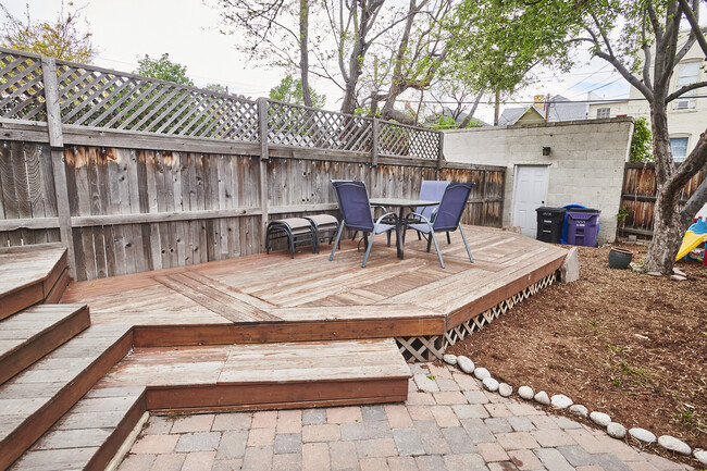 Back yard & deck - 1359 N Marion St