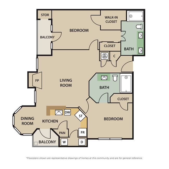 Floorplan - The Trails at Dominion Park