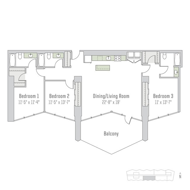 Floorplan - City Hyde Park