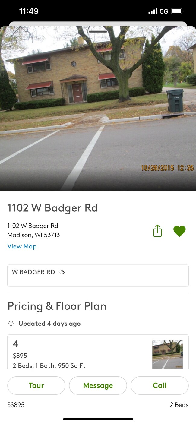 1102 W Badger Rd 1102 W Badger Rd Madison WI 53713 Apartment Finder