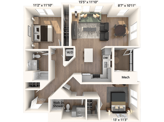 Floorplan - Kanso Milford