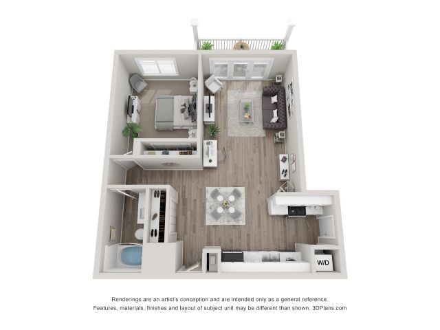 Floorplan - Valley Lo Towers II Apartments