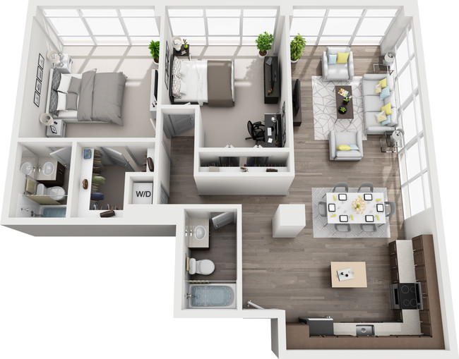 Floorplan - The Cabochon at River Oaks