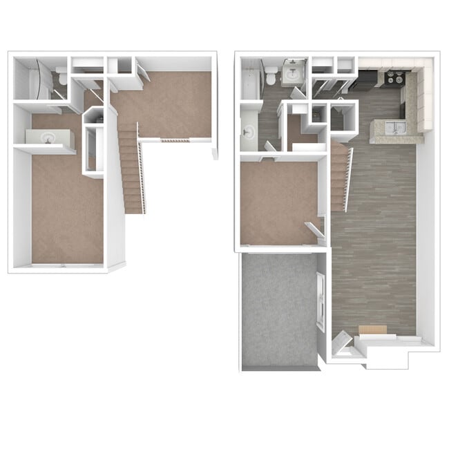 Floorplan - Casa Azul Townhomes