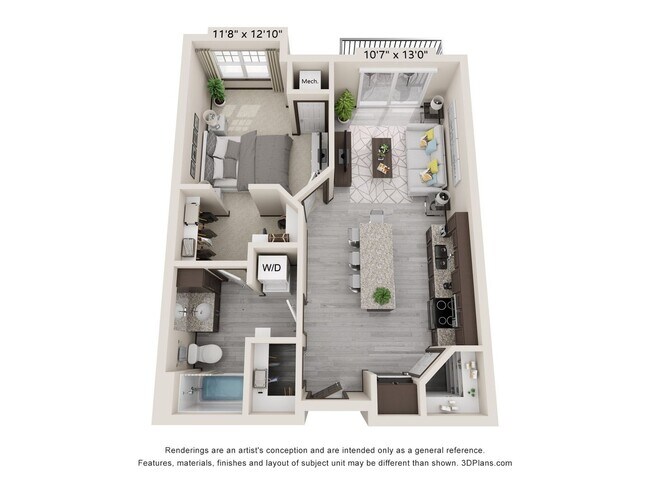 Primary Photo - 1 Bedroom/1 Bathroom Brand-New Apartment