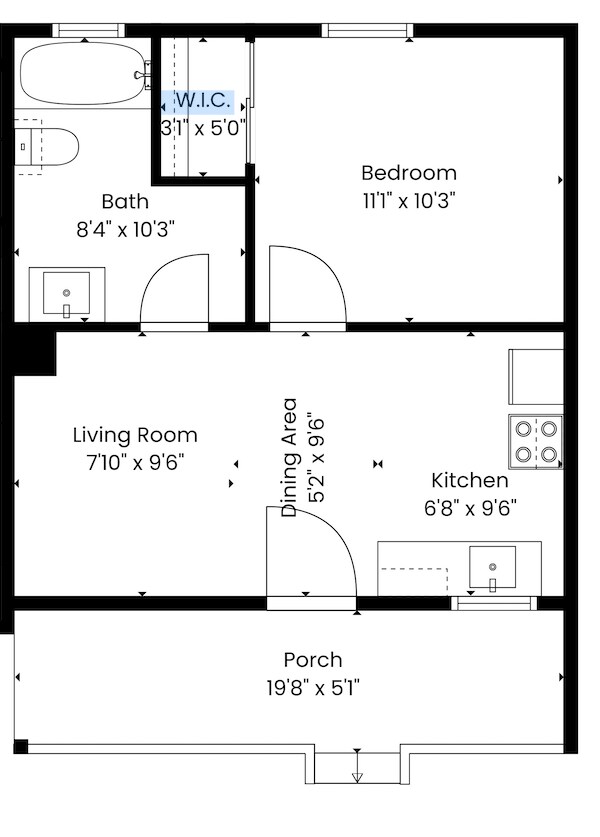 Building Photo - 1BR/1BA Triplex apartment home, move-in ready near downtown Spartanburg.... $750/mo**