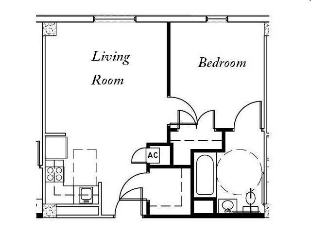 1BR/1BA - Flint Goodridge
